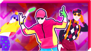 The coach on the icon for the Just Dance Now playlist "Maximum Adrenaline"