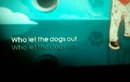 Who let the dogs out lyrics error
