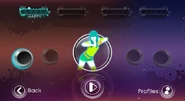 Just Dance 3 coach selection screen (Wii/PS3)
