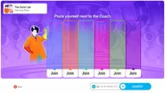 Just Dance 2021 coach selection screen