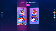 Just Dance 2023 Edition coach selection screen