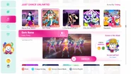 Dark Horse on the Just Dance 2020 menu