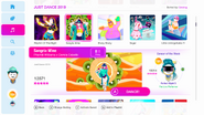 Sangria Wine in the Just Dance 2019 menu (8th-gen)