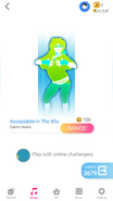 Tela de seleção de treinador do Just Dance Now (update de 2020, celular)