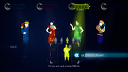 Just Dance 3 coach selection screen (Classic, Xbox 360)