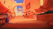 Agrabah street background