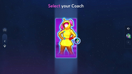 Just Dance 2023 Edition coach selection screen