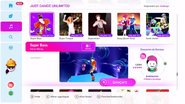 Super Bass on the Just Dance 2019 menu