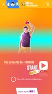Just Dance Now coach selection screen (2017 update, phone)