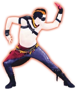 The album coach seen in The Art of Just Dance (10th Anniversary Edition)