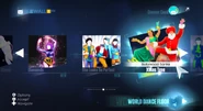 XMas Tree on the Just Dance 2015 menu