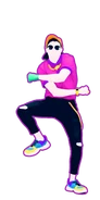 Oliver from the Just Dance 2020 boot screen