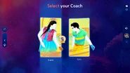 Just Dance 2024 Edition coach selection screen