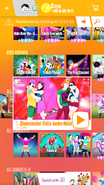 Cheerleader (Felix Jaehn Remix) on the Just Dance Now menu (2017 update, phone)