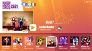 Jambo Mambo on the Just Dance Now menu (2017 update, computer)
