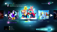 4x4 on the Just Dance 2015 menu