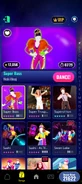 Super Bass on the Just Dance Now menu (2024 update, phone)