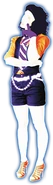 The album coach seen in The Art of Just Dance (10th Anniversary Edition)