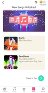 Just Dance Now release newsfeed (along with Burn)