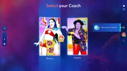Just Dance 2024 Edition coach selection screen