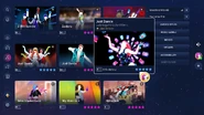 Just Dance on the Just Dance 2023 Edition menu
