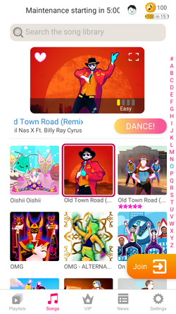 Old Town Road (Remix), Just Dance Wiki