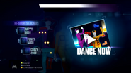 Just Dance 2015 routine selection screen