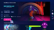 Menu de Informações do Just Dance 2023 Edition