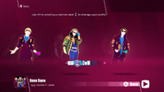 Just Dance 2018 coach selection screen (8th-gen)