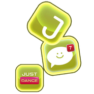 Sticker unlocked by dancing to Keep in Touch three times