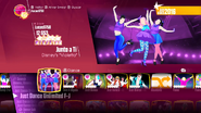 Junto a Ti on the Just Dance 2018 menu