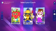 Just Dance 2026 Edition coach selection screen