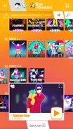 Stadium Flow on the Just Dance Now menu (2017 update, phone)