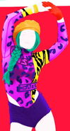 Buscando (Classic) on the Just Dance 2021 wallpaper