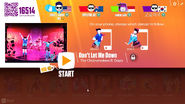 Just Dance Now coach selection screen (2017 update, computer)