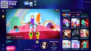 Lollipop on the Just Dance Now menu (2024 update, computer)
