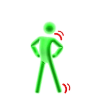 Beta pictogram 10 (there is a shake emblem instead of a punch emblem next to the right foot)