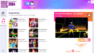 Pound The Alarm (Extreme Version) on the Just Dance Now menu (2020 update, computer)