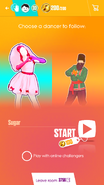 Just Dance Now coach selection screen (2017 update, phone)