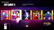 The Final Countdown on the Just Dance 4 menu (Xbox 360)