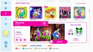 Withoutme jd2021 menu.png (1.94 MB) Without Me on the Just Dance 2021 menu