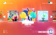 Bubble Pop! (Bubble Gum Version) on the Just Dance 2018 menu (7th-gen)