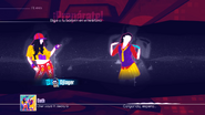 Just Dance 2017 coach selection screen