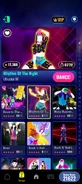 Rhythm of the Night on the Just Dance Now menu (2024 update, phone)