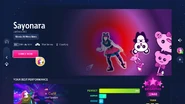 Just Dance 2023 Edition info screen
