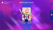 Just Dance 2026 Edition coach selection screen