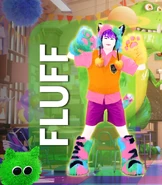Image promoting the release of Fluff's concept art