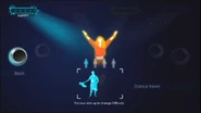 Just Dance 3 coach selection screen (Xbox 360)