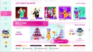Make It Jingle on the Just Dance 2020 menu