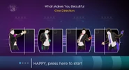 Just Dance 4 coach selection screen (Classic, Wii/PS3/Wii U)